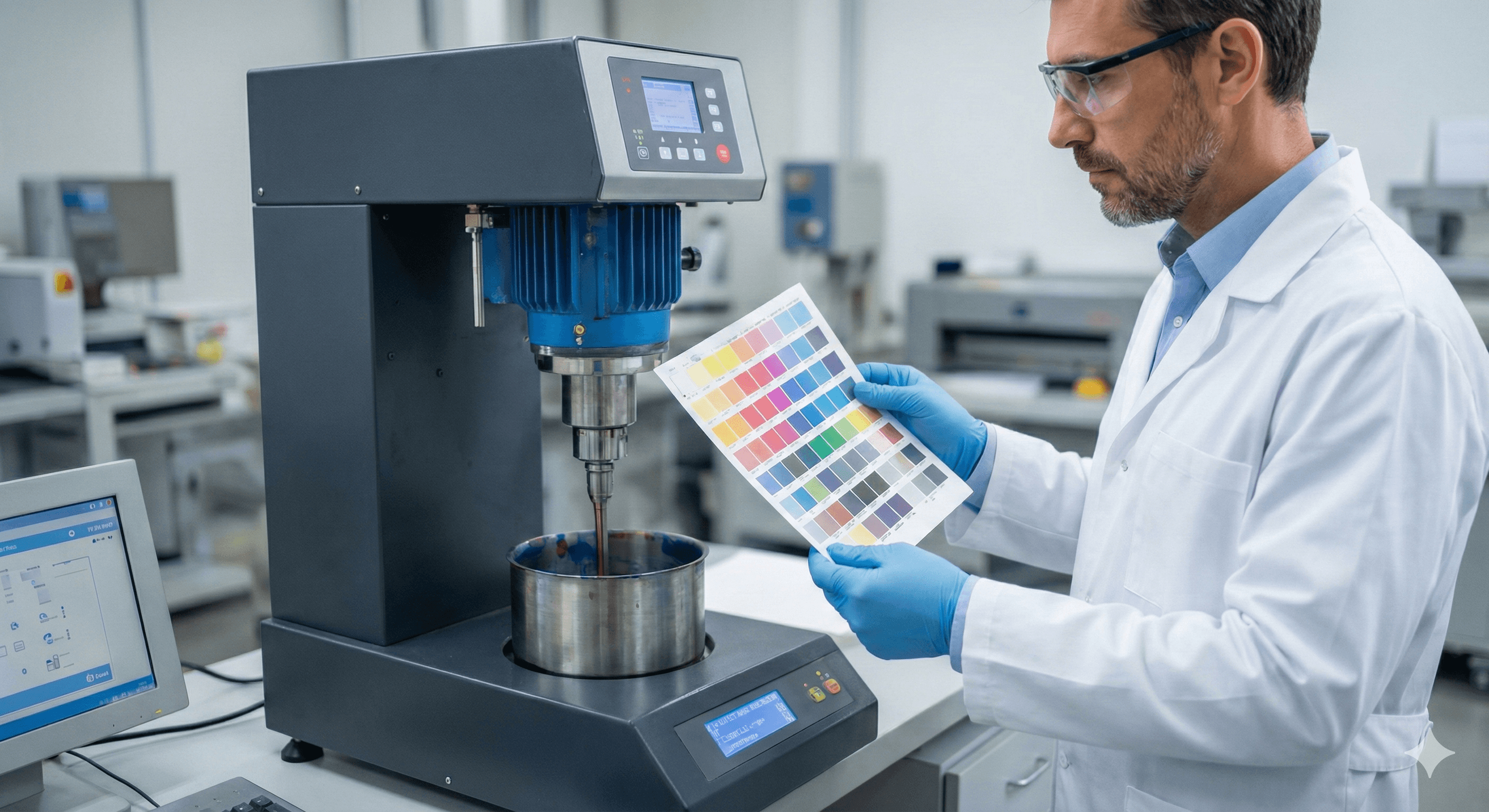 Colorful ink swirls 4